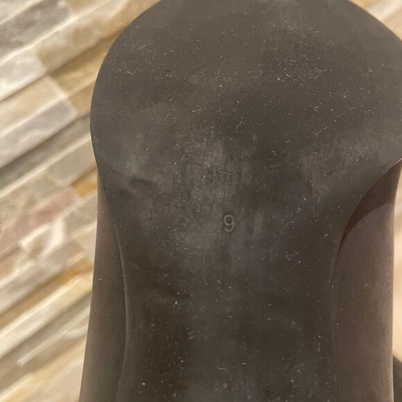 Jeffrey Campbell Dagget Black Western Boots 9 | Washed Leather, Embroidered $325 - Picture 11 of 13